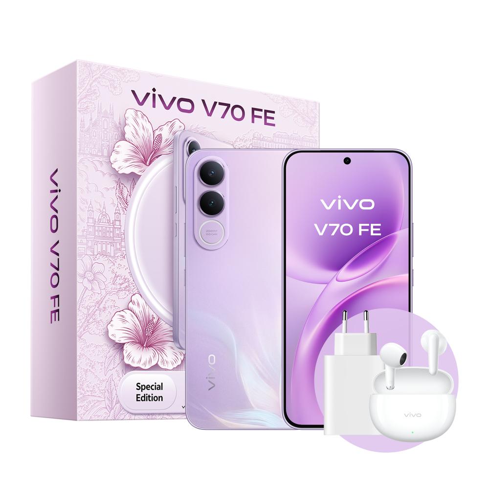 V70 FE 17,4 cm (6.83") SIM doble Android 16.0 5G USB Tipo C 8 GB 512 GB 7000 mAh Púrpura
