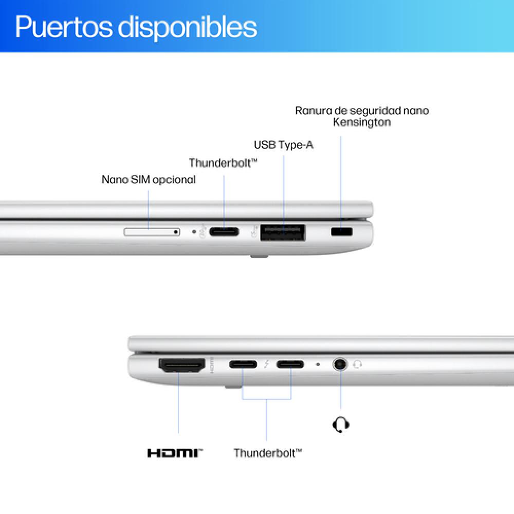 EliteBook X Flip G1i Next Gen AI PC Wolf Pro Security Edition Copilot+ PC Intel Core Ultra 5 226V Híbrido (2-en-1) 35,6 cm (14")
