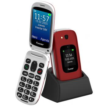 E350 Max Audio 3 Plus 4G  Teléfono con tapa  Rojo