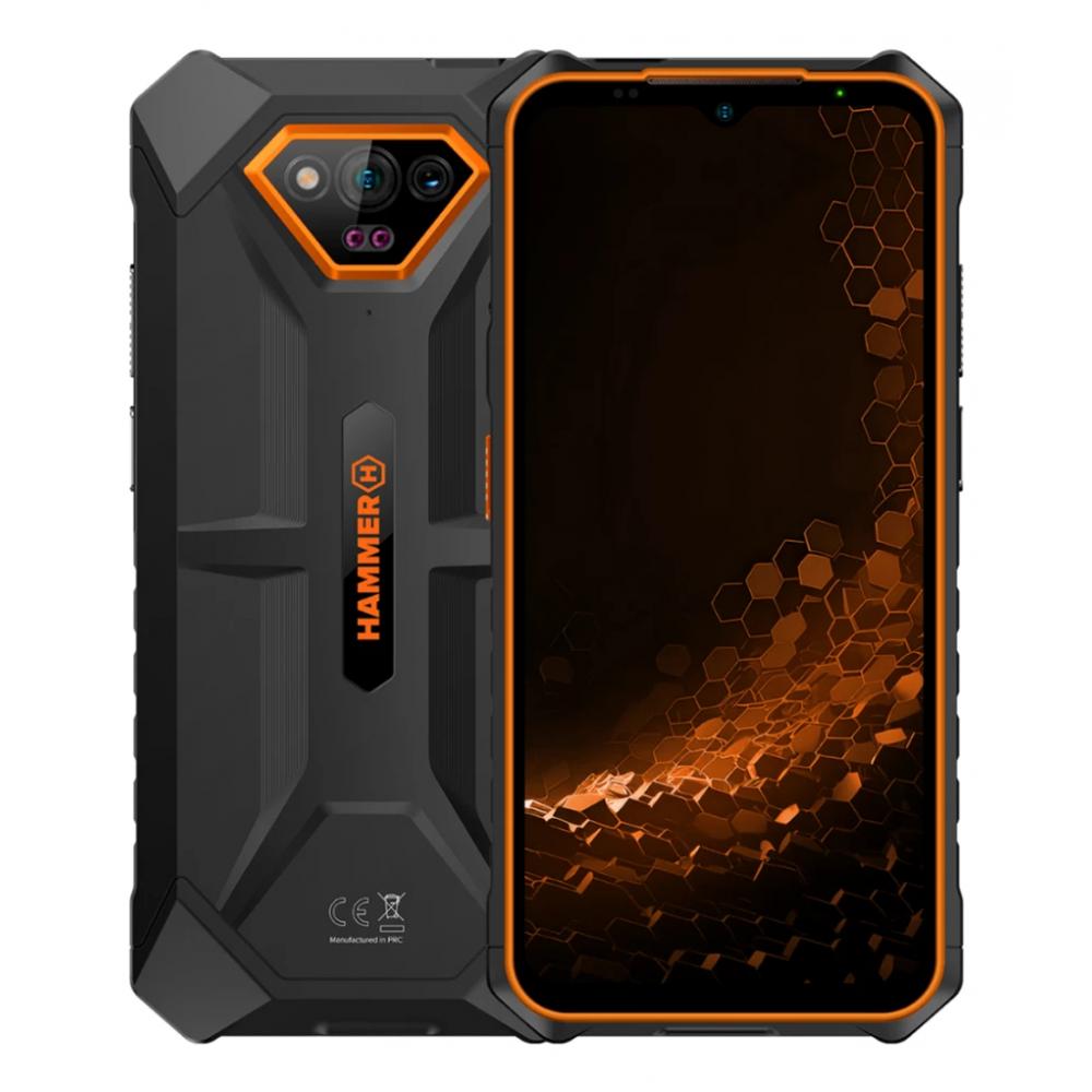 Iron V 16,5 cm (6.5") SIM doble Android 13 4G USB Tipo C 6 GB 64 GB 6320 mAh Negro, Naranja