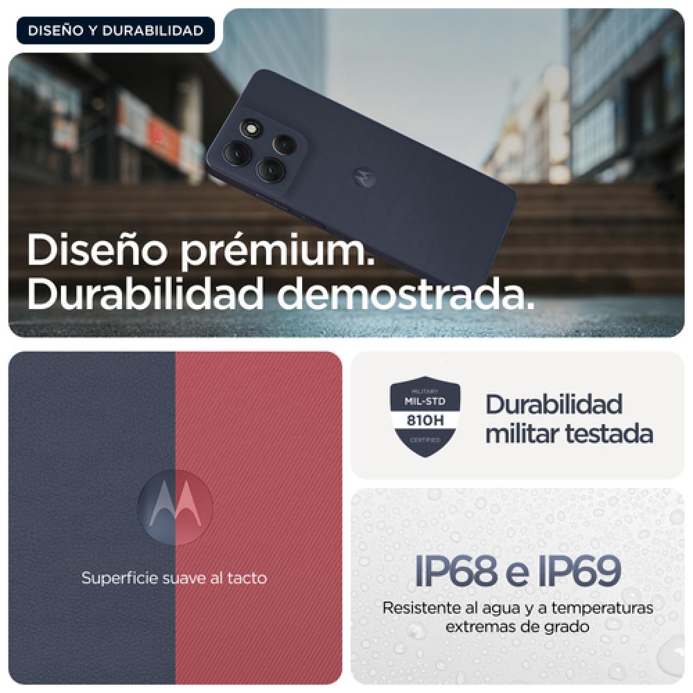 moto g86 5G 16,9 cm (6.67") SIM doble Android 15 USB Tipo C 8 GB 256 GB 5200 mAh Azul oscuro