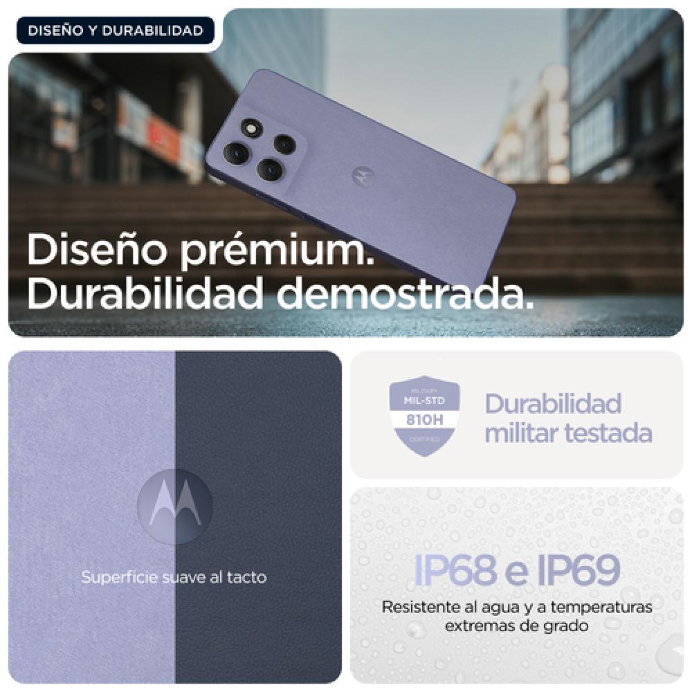moto g86 5G 16,9 cm (6.67") SIM doble Android 15 USB Tipo C 8 GB 256 GB 5200 mAh Lila
