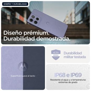 moto g86 5G 16,9 cm (6.67") SIM doble Android 15 USB Tipo C 8 GB 256 GB 5200 mAh Lila