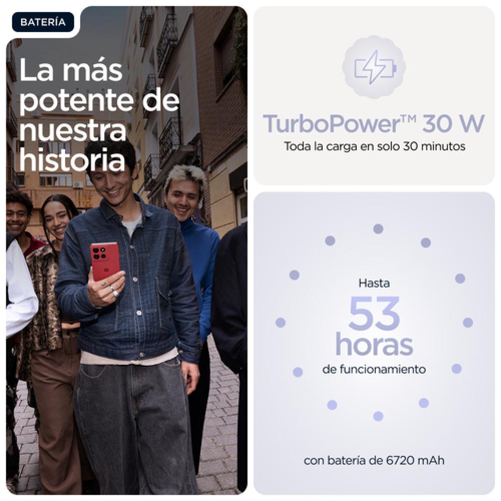 moto g86 power 5G 16,9 cm (6.67") SIM doble Android 15 USB Tipo C 8 GB 512 GB 6720 mAh Lila
