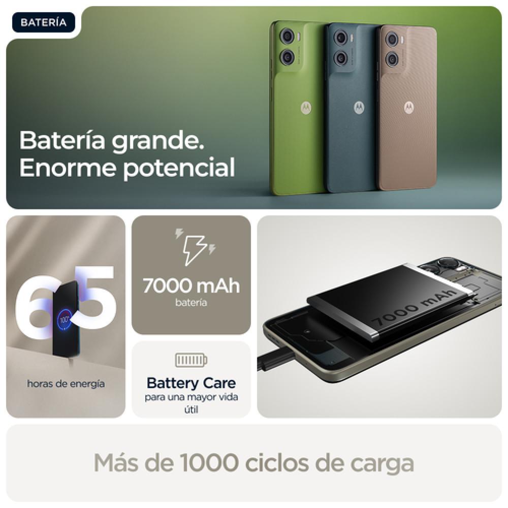 moto g06 power 17,5 cm (6.88") SIM doble Android 15 4G USB Tipo C 4 GB 256 GB 7000 mAh Caqui