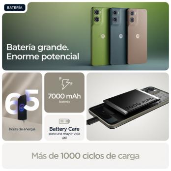 moto g06 power 17,5 cm (6.88") SIM doble Android 15 4G USB Tipo C 4 GB 256 GB 7000 mAh Caqui