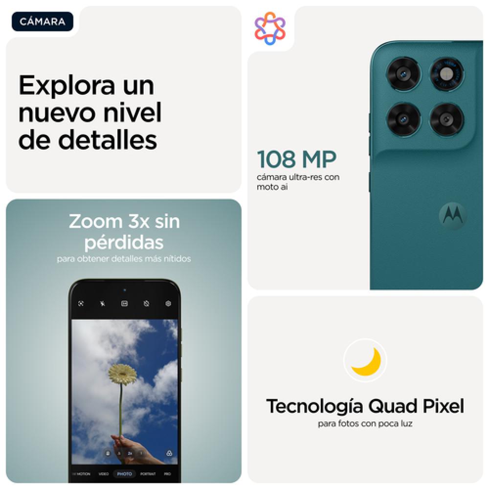 moto g77 17,3 cm (6.8") Ranura híbrida Dual SIM Android 16.0 5G USB Tipo C 8 GB 256 GB 5200 mAh Verde