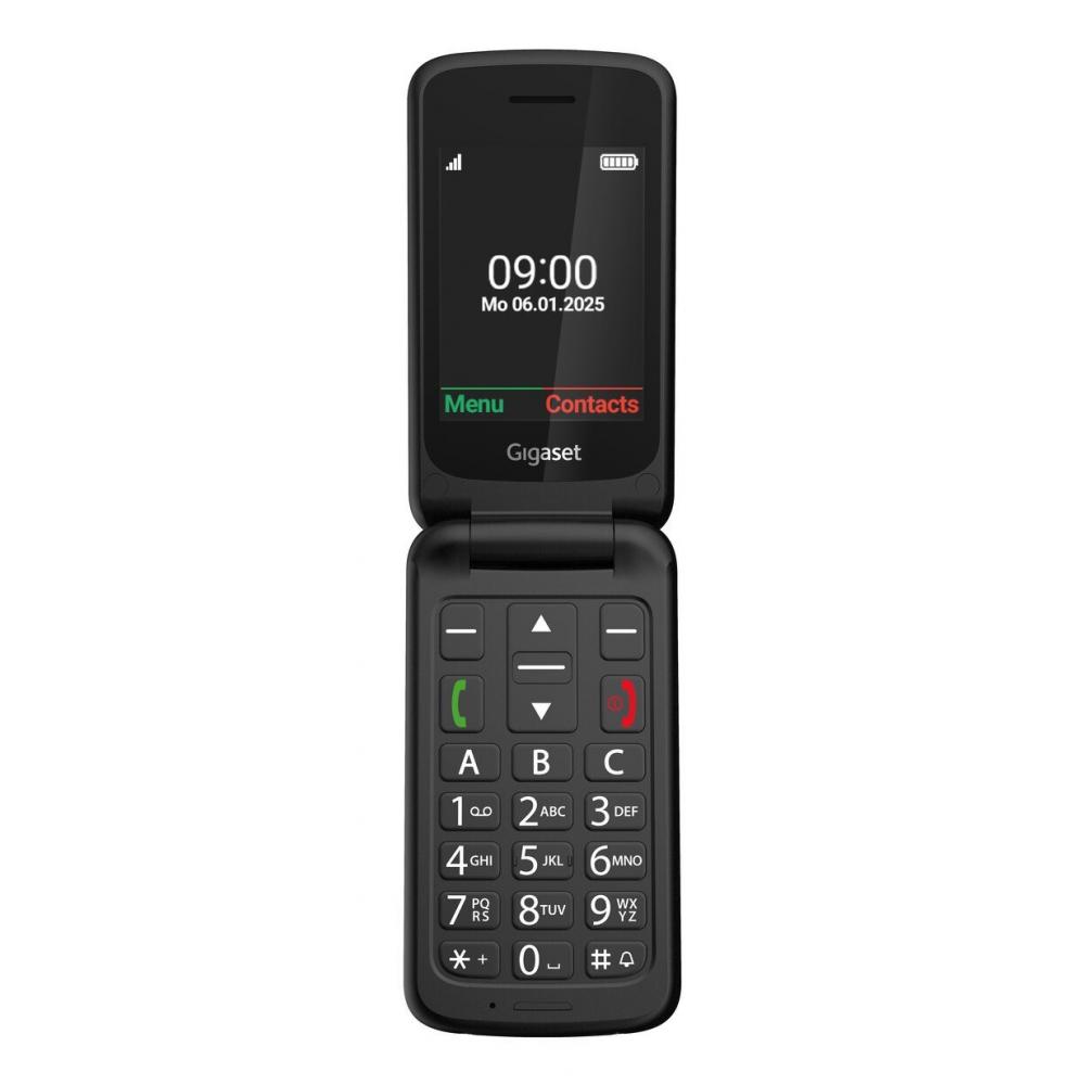 GL595 7,11 cm (2.8") 114 g Negro Teléfono para personas mayores
