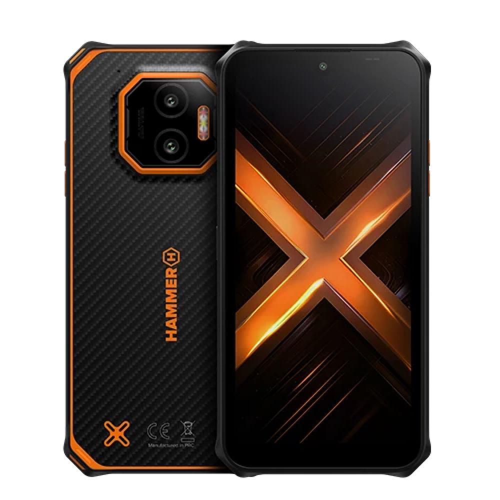 Energy X2 5G 8/256 GB 15,5 cm (6.1") SIM doble Android 15 USB Tipo C 8 GB 5000 mAh Negro, Naranja