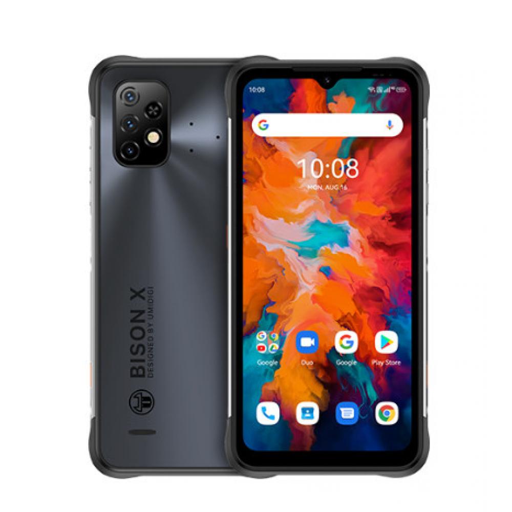 Bison X10 16,6 cm (6.53") Ranura híbrida Dual SIM Android 11 4G USB Tipo C 4 GB 64 GB 6150 mAh Negro