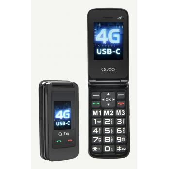 X-247 4G teléfono móvil 7,11 cm (2.8") Negro