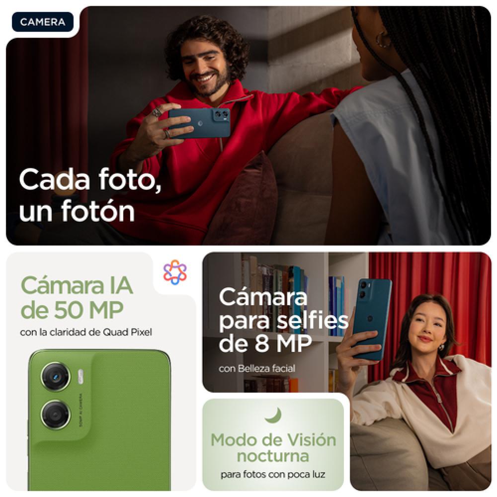 moto g06 17,5 cm (6.88") SIM doble Android 15 4G USB Tipo C 8 GB 256 GB 5200 mAh Verde