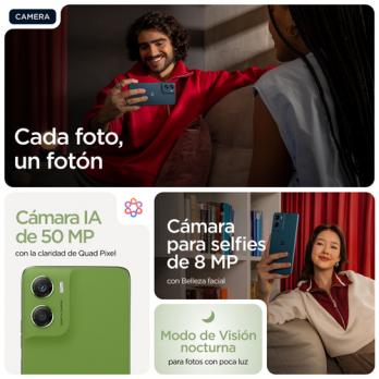 moto g06 17,5 cm (6.88") SIM doble Android 15 4G USB Tipo C 8 GB 256 GB 5200 mAh Verde