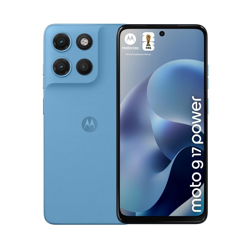 moto g17 power 17,1 cm (6.72") Ranura híbrida Dual SIM Android 15 USB Tipo C 4 GB 256 GB 6000 mAh Azul