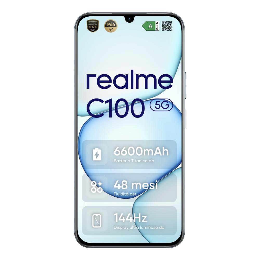 C100 5G 17,3 cm (6.8") SIM doble Android 16.0 USB Tipo C 4 GB 256 GB 6600 mAh Verde