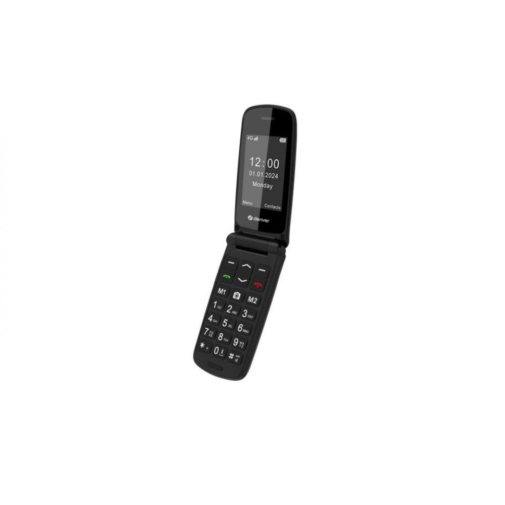BAS-24800L teléfono móvil 6,1 cm (2.4") Negro Teléfono para personas mayores