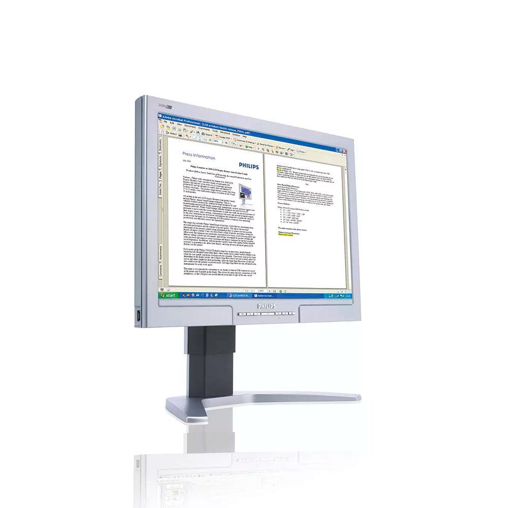 Monitor Reacondicionado LCD PHILIPS 20\" HWB7200P / VGA-DVI / Grado B Raya vertical parte derecha