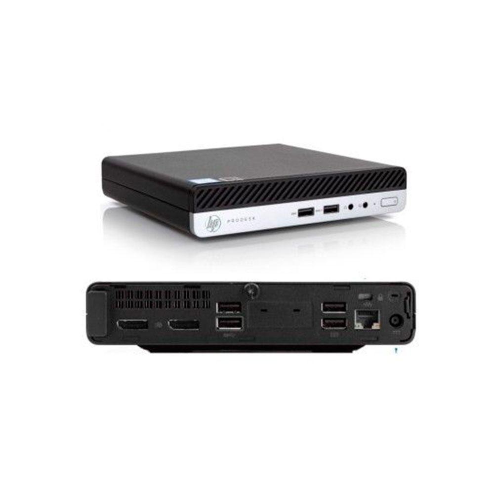 Ordenador Reacondicionado MINI HP Prodesk 400 g4 / i5-8th / 16Gb / 512Gb NVME / Win 11 Pro / Grado A / Sin cable trébol