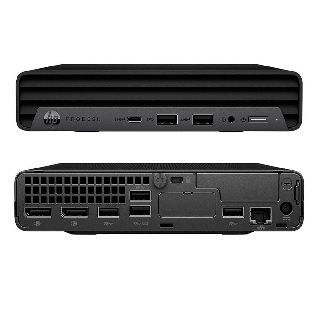 Ordenador Reacondicionado MINI HP 600 g6 / i7-10th / 16Gb / 512Gb NVME / Win 11 Pro / Sin cable trebol / Grado A / Sin VGA