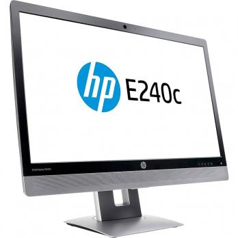 Monitor Reacondicionado LED HP E240c 23.8\" FullHD / Negro-Plata / Grado A