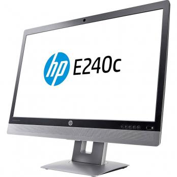 Monitor Reacondicionado LED HP E240c 23.8\" FullHD / Negro-Plata / Grado A