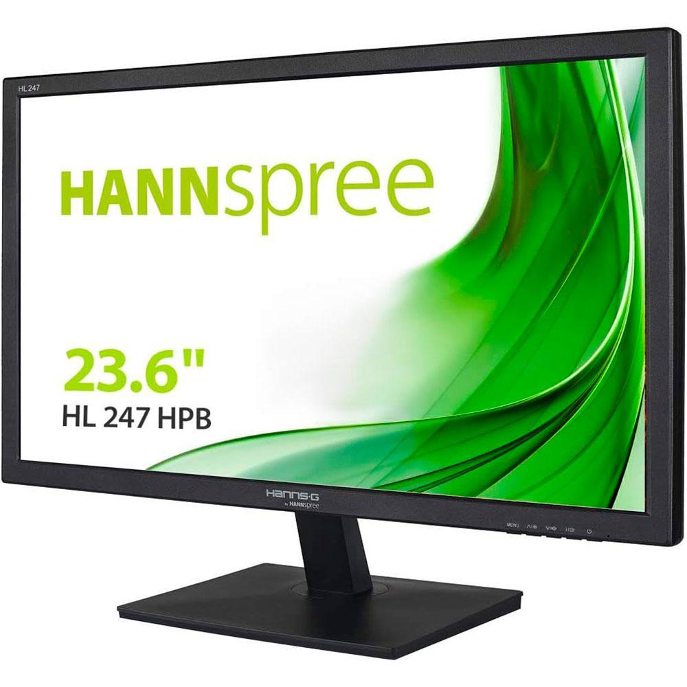 Monitor Reacondicionado LCD HANNSPREE HL 247 HPB / 23.6\" FULLHD / HDMI-VGA-DVI / Negro