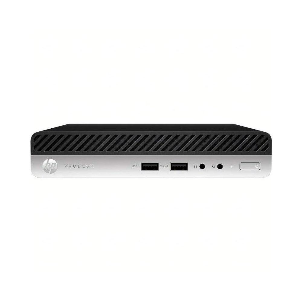 Ordenador Reacondicionado MINI HP ProDesk 400 G5 / i5-8TH / 8Gb / 256 Gb NVME / Win 11 Pro / Sin cable trebol / Grado A / Sin VG