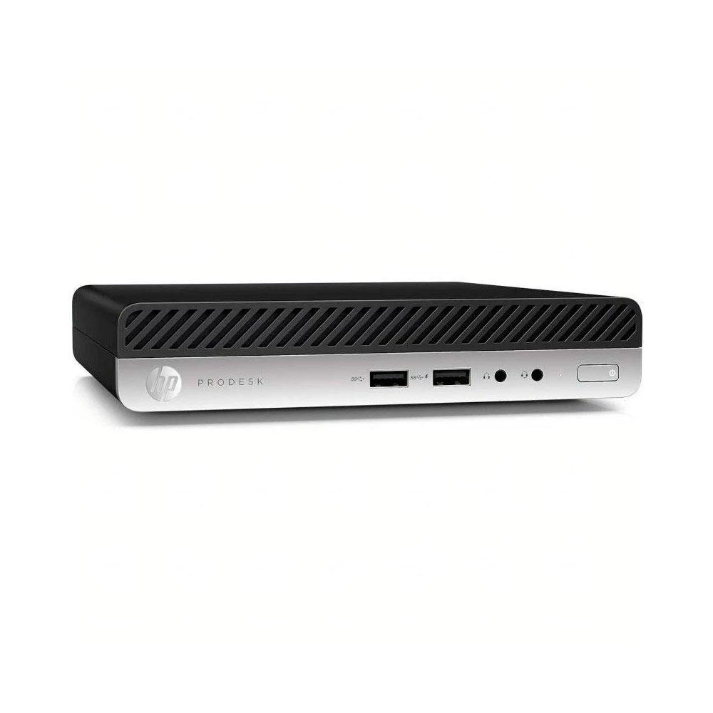 Ordenador Reacondicionado MINI HP ProDesk 400 G5 / i5-8TH / 8Gb / 256 Gb NVME / Win 11 Pro / Sin cable trebol / Grado A / Sin VG