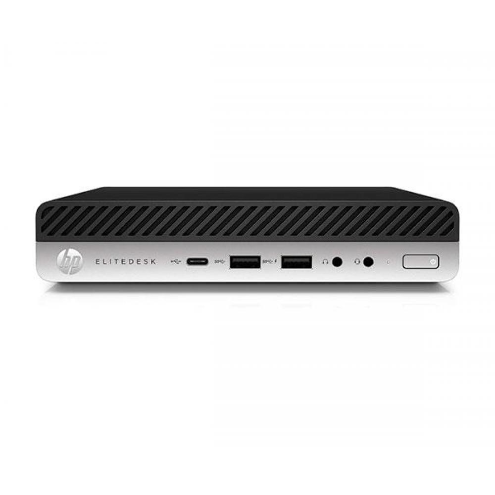 Ordenador Reacondicionado MINI HP EliteDesk 800 G4 / i5-8TH / 8Gb / 256Gb NVME / Win 11 Pro / Sin cable trebol / Grado A / Sin V