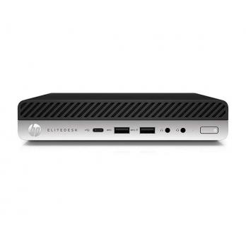 Ordenador Reacondicionado MINI HP EliteDesk 800 G4 / i5-8TH / 8Gb / 256Gb NVME / Win 11 Pro / Sin cable trebol / Grado A / Sin V