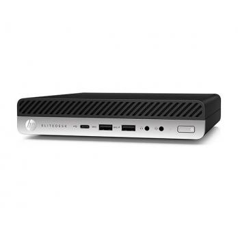 Ordenador Reacondicionado MINI HP EliteDesk 800 G4 / i5-8TH / 16Gb / 512 Gb NVME / Win 11 Pro / Sin cable trebol / Grado A / Con