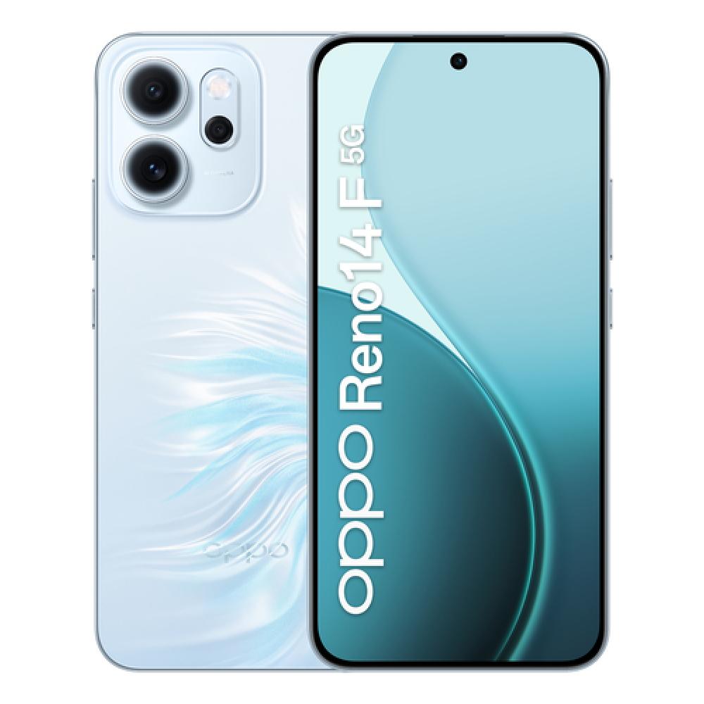 14 F 5G Reno14 F 5G 16,7 cm (6.57") SIM doble Android 15 USB Tipo C 8 GB 256 GB 6000 mAh Azul