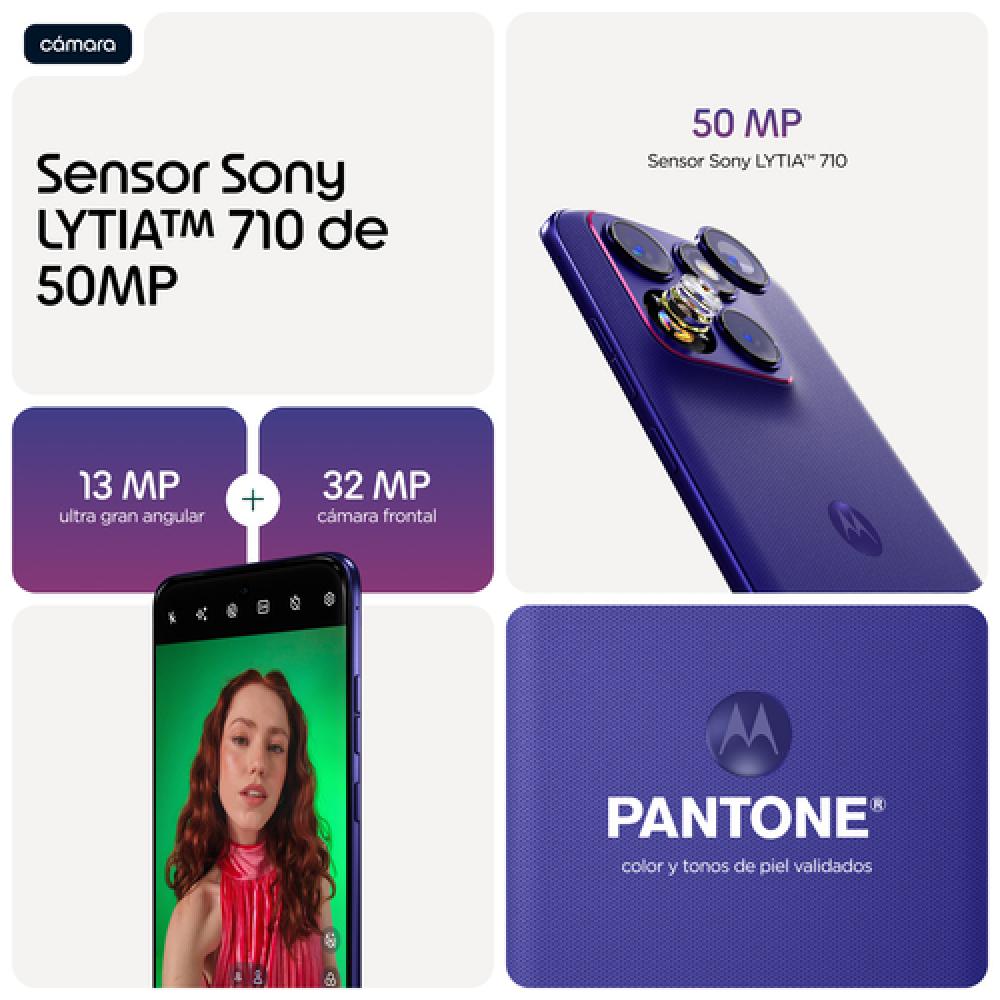 edge 70 fusion 17,2 cm (6.78") SIM doble Android 16.0 5G USB Tipo C 8 GB 256 GB 5200 mAh Violeta