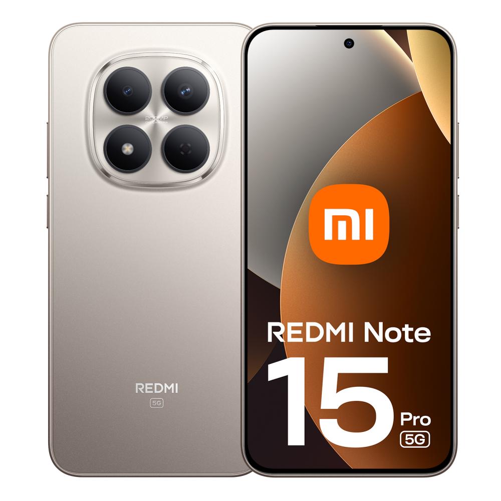 Redmi Note 15 Pro 5G 17,4 cm (6.83") SIM doble Android 15 USB Tipo C 8 GB 512 GB 6580 mAh Titanio