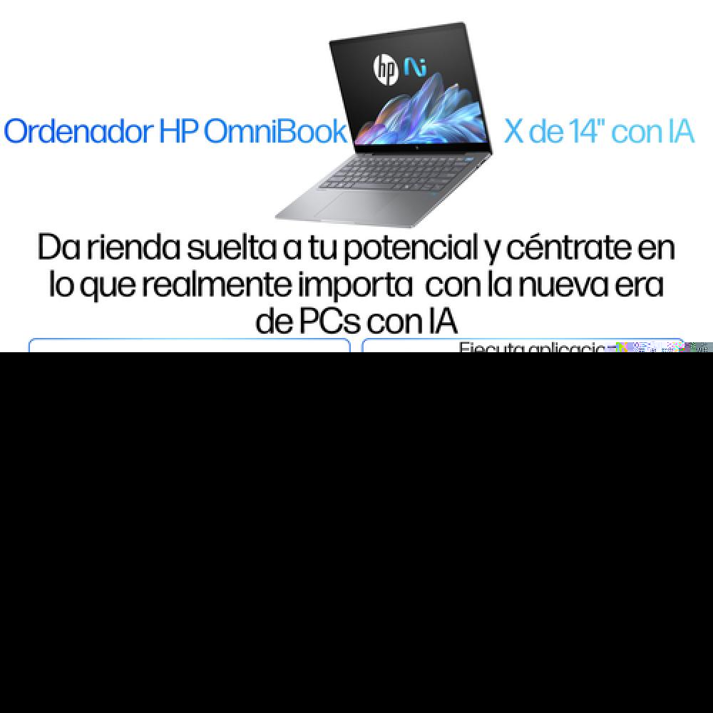 OmniBook X 14-fe0006ns Copilot+ PC Snapdragon X1E-78-100 Portátil 35,6 cm (14") Pantalla táctil 2.2K 16 GB LPDDR5x-SDRAM 1 TB SS