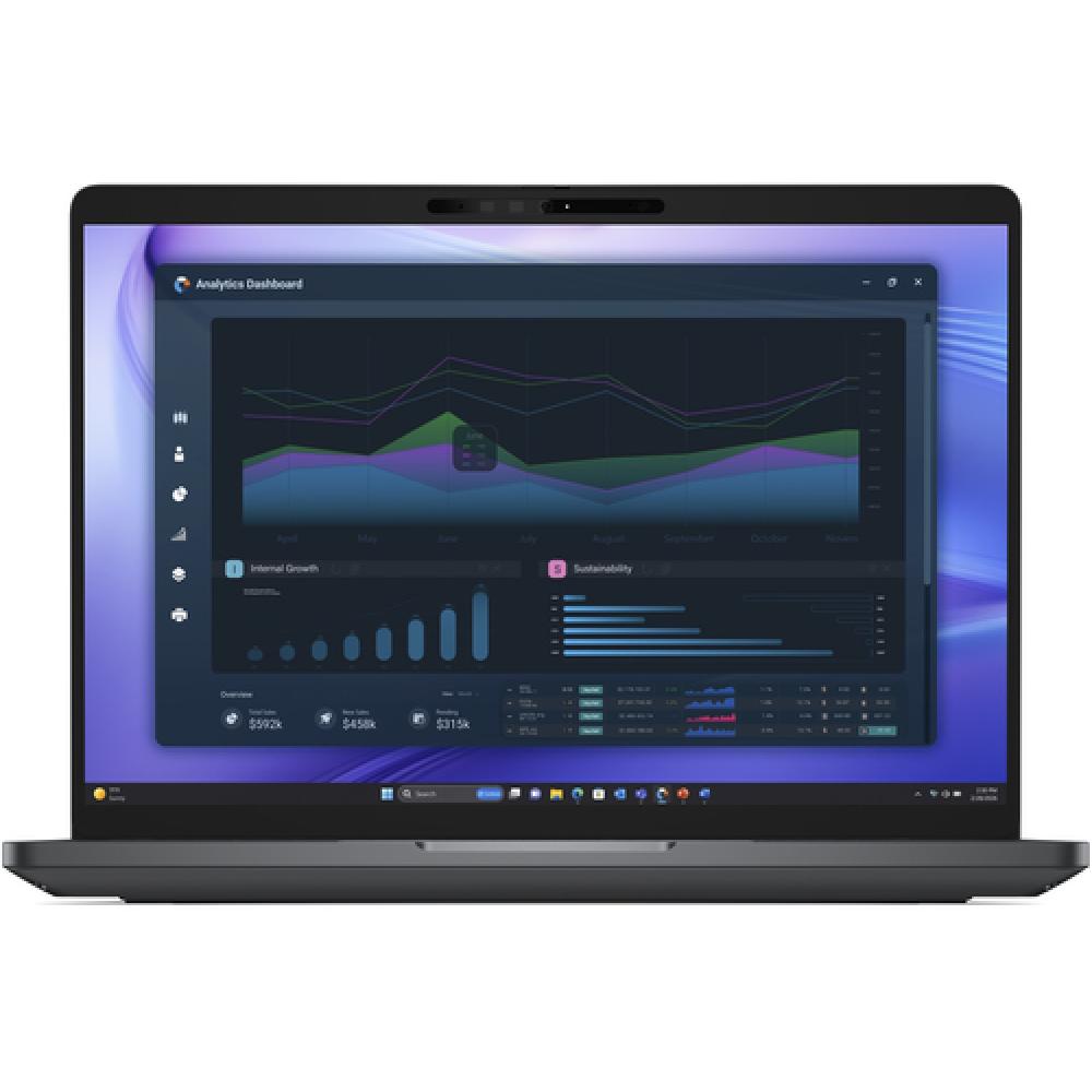 Pro Precision 5 14 PW514261 Copilot+ PC Intel Core Ultra 7 366H Estación de trabajo móvil 35,6 cm (14") WUXGA 32 GB LPDDR5x-SDRA