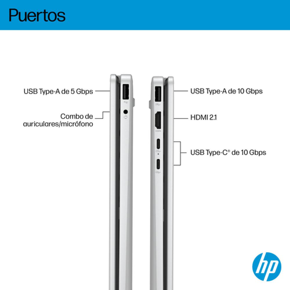OmniBook 5 Flip 2-in-1 14-fp0045ns Intel Core 7 150U Híbrido (2-en-1) 35,6 cm (14") Pantalla táctil 2K 16 GB LPDDR5-SDRAM 1 TB S