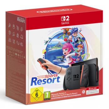 Switch 2 & Switch Sports Resort videoconsola portátil 20,1 cm (7.9") 256 GB Pantalla táctil Wifi Negro