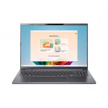 Aspire 16 AI A16-11M-X122 Snapdragon X1-26-100 Portátil 40,6 cm (16") WUXGA 16 GB LPDDR5x-SDRAM 512 GB SSD Wi-Fi 7 (802.11be) Wi