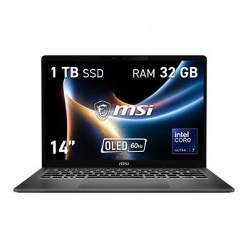 Prestige 14 AI+ D3MG-235ES Copilot+ PC Intel Core Ultra 7 355 Portátil 35,6 cm (14") Full HD+ 32 GB LPDDR5x-SDRAM 1 TB SSD Wi-Fi