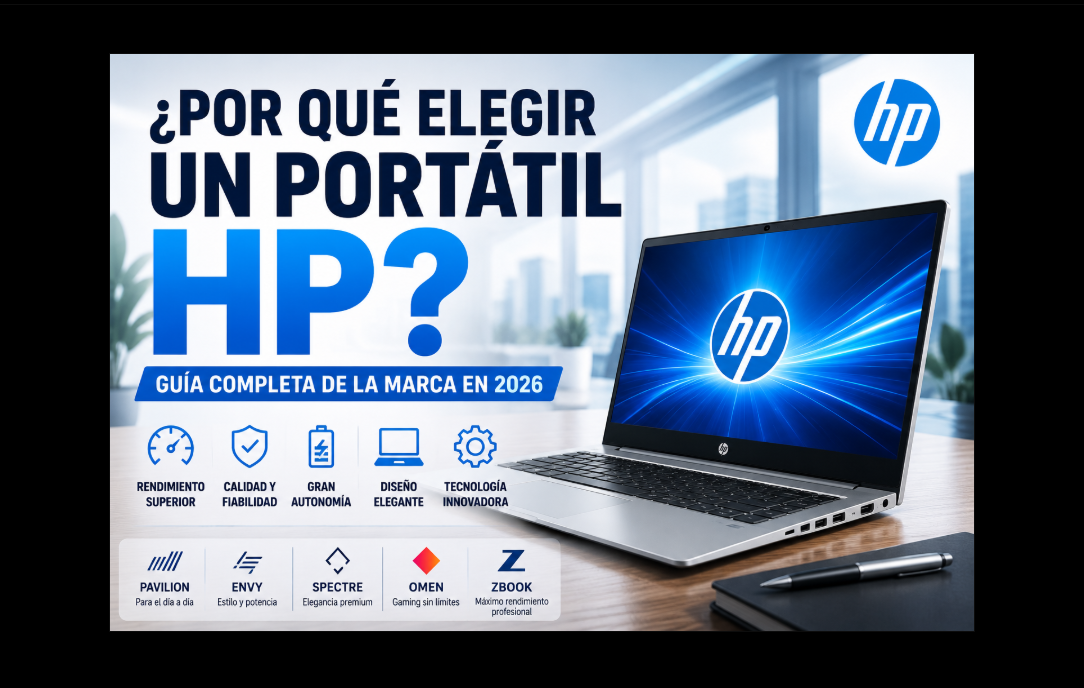 ¿Por qué elegir un portátil HP? Guía completa de la marca en 2026