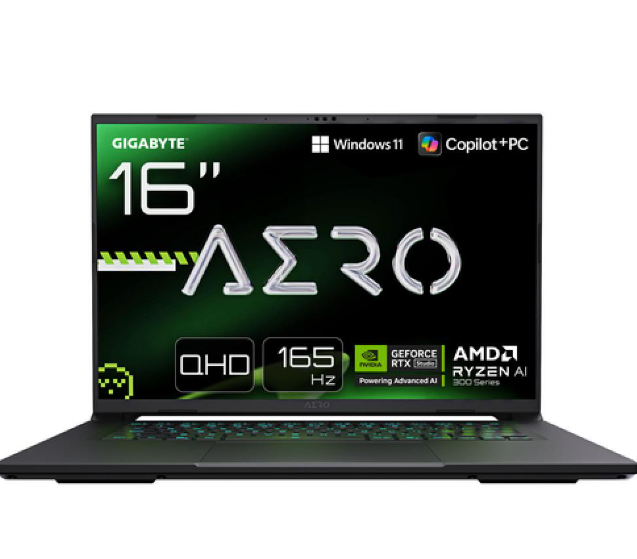 Gigabyte AERO X16 Copilot+ PC: potencia, creatividad e inteligencia en un portátil de última generación