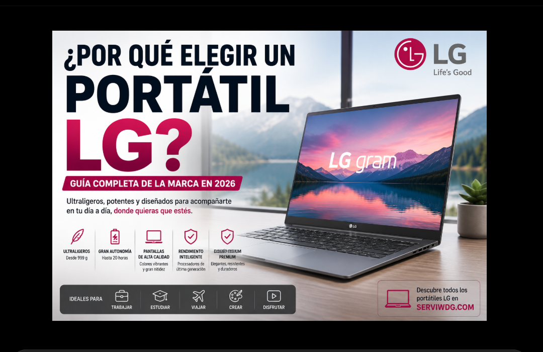 ¿Por qué elegir un portátil LG? Guía completa de la marca en 2026