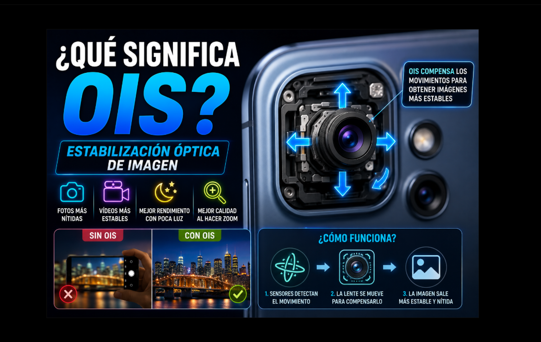 ¿Qué significa OIS? Guía completa sobre la estabilización óptica de imagen