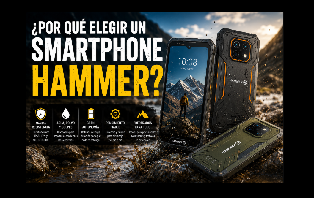 ¿Por qué elegir un smartphone HAMMER? Guía completa de la marca en 2026