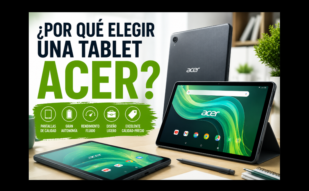¿Por qué elegir una tablet Acer? Guía completa de la marca en 2026