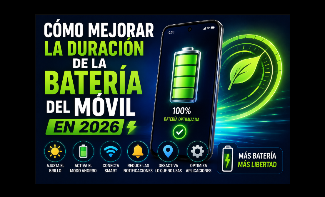 Cómo mejorar la duración de la batería del móvil en 2026