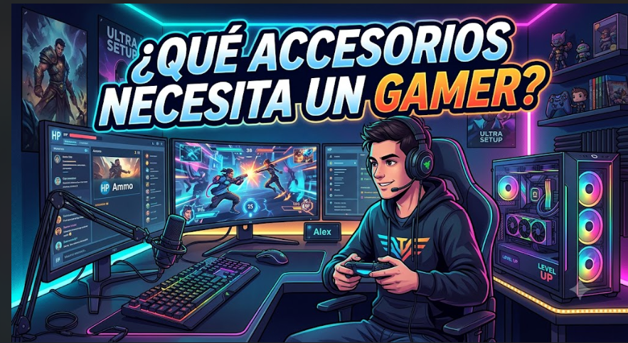 ¿Qué accesorios necesita un gamer? Guía completa para mejorar tu experiencia de juego