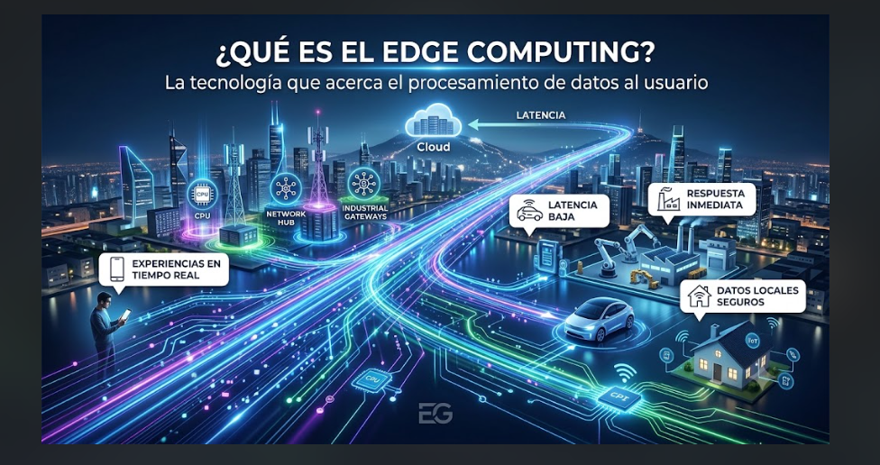 ¿Qué es el Edge Computing? La tecnología que acerca el procesamiento de datos al usuario