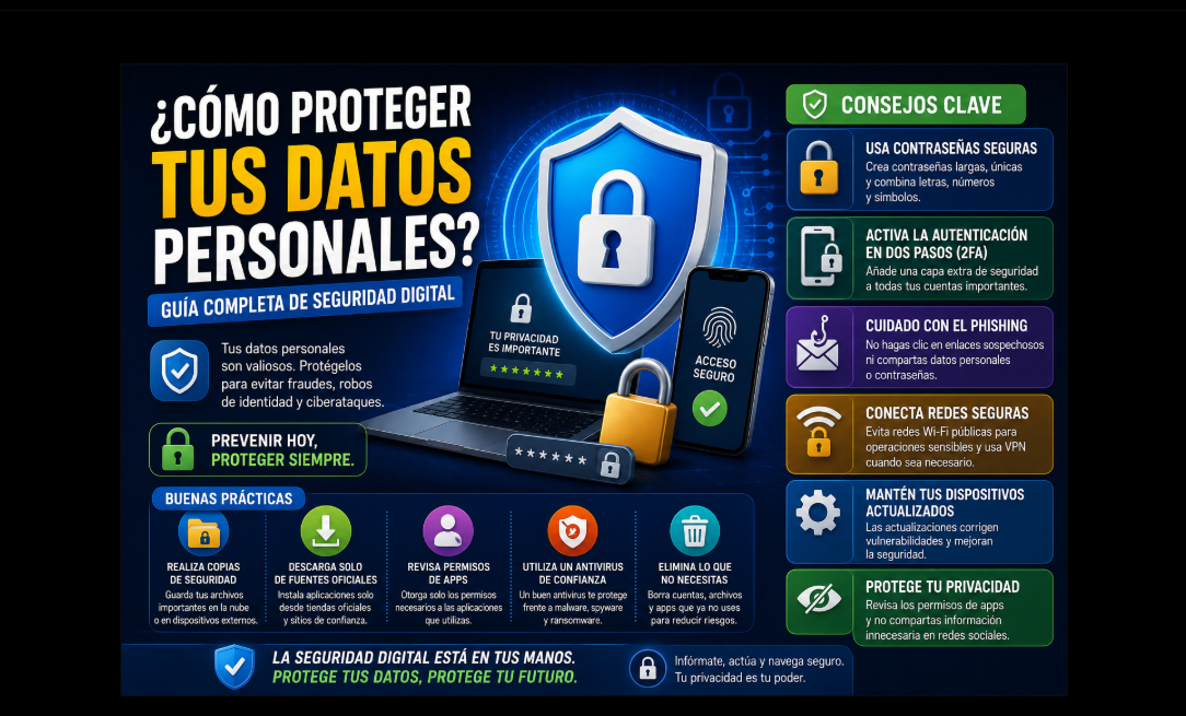 ¿Cómo proteger tus datos personales? Consejos para mantener tu información segura